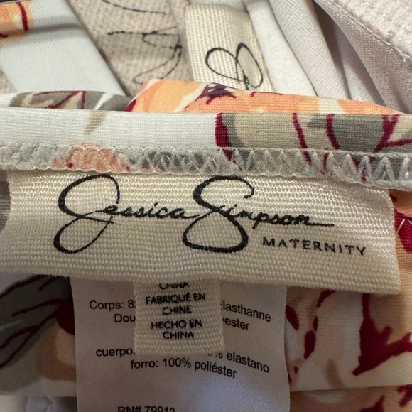 Jessica Simpson Maternity Floral Swimwear - Picture 12 of 13
